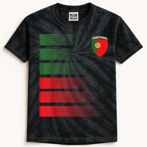 Portugal Soccer Jersey Portugal Football Fan Soccer Kids Tie-Dye T-Shirt