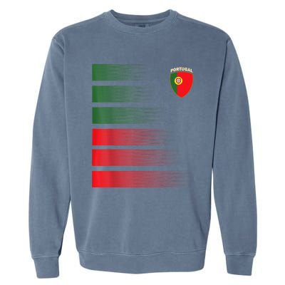 Portugal Soccer Jersey Portugal Football Fan Soccer Garment-Dyed Sweatshirt