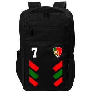 Portugal Soccer Jersey Portuguese Football Shirt Flag Impact Tech Backpack