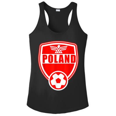 Poland Soccer Jersey Gift Poland Football Fans   Ladies PosiCharge Competitor Racerback Tank