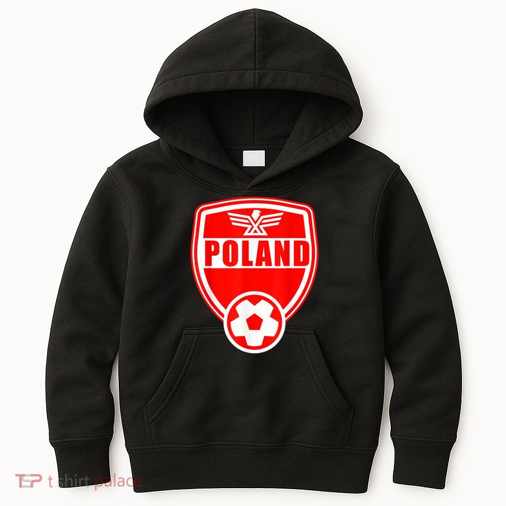 Poland Soccer Jersey Gift Poland Football Fans   Kids Hoodie
