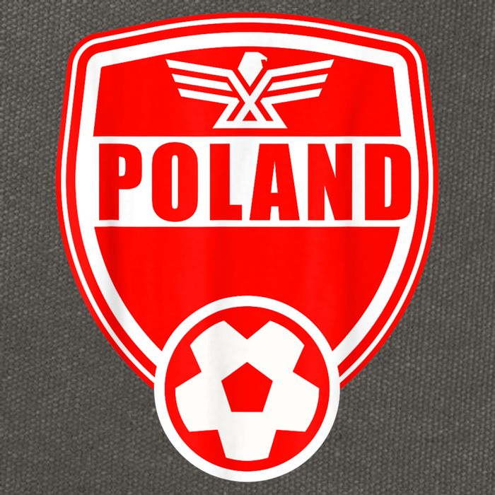 Poland Soccer Jersey Gift Poland Football Fans   Cotton Canvas Backpack
