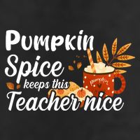 Pumpkin Spice Keeps This Teacher Nice Adult Drive Performance Visor