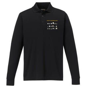 Penguin Species Know Your Penguins Gift Performance Long Sleeve Polo