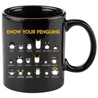 Penguin Species Know Your Penguins Gift 11oz C Handle Ceramic Mug