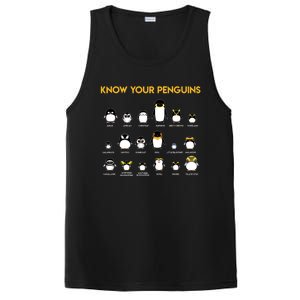 Penguin Species Know Your Penguins Gift PosiCharge Competitor Tank