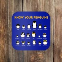 Penguin Species Know Your Penguins Gift Coaster