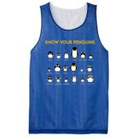 Penguin Species Know Your Penguins Gift Mesh Reversible Basketball Jersey Tank