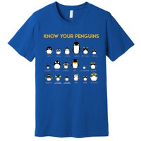 Penguin Species Know Your Penguins Gift Premium T-Shirt