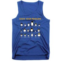 Penguin Species Know Your Penguins Gift Tank Top