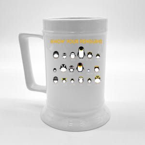 Penguin Species Know Your Penguins Gift Beer Stein