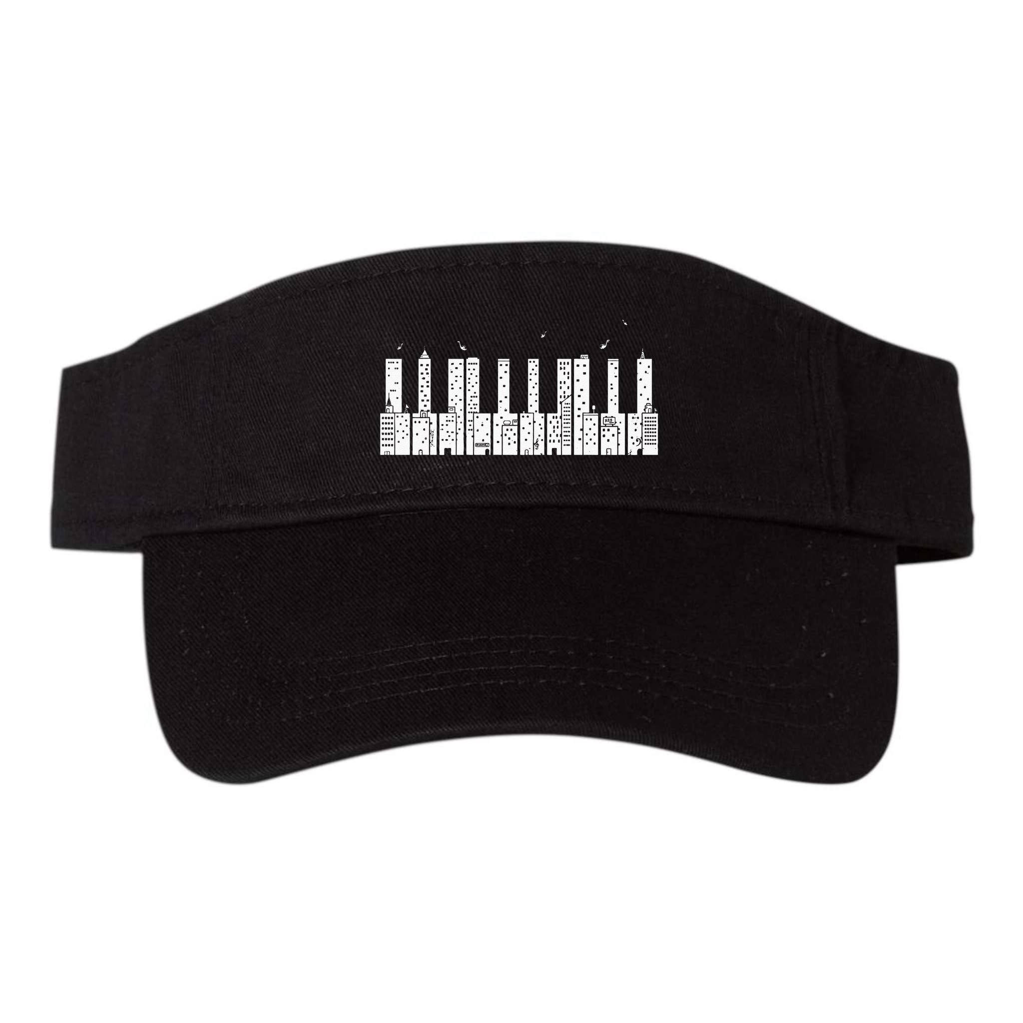 Piano Skyline Keyboard Music Visor