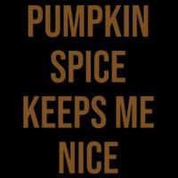 Pumpkin Spice Keeps Me Nice Funny Fall 16oz Travel Tumbler