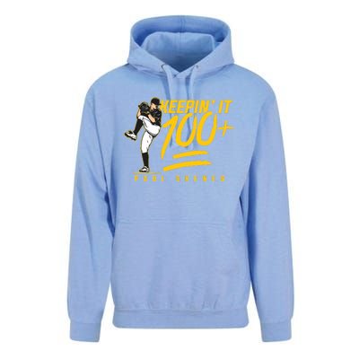 Paul Skenes Keepin It 100 Pittsburgh Baseball Unisex Surf Hoodie