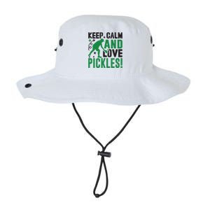 Pickleball Sport Keep Calm And Love Pickles Player Gift Legacy Cool Fit Booney Bucket Hat