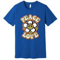 PEACE SIGN LOVE 60s 70s Tie Dye Hippie Costume Premium T-Shirt