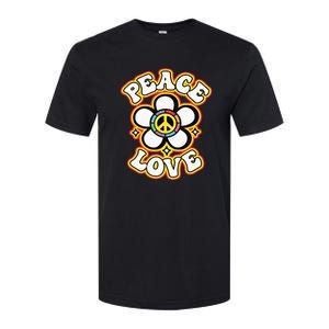 PEACE SIGN LOVE 60s 70s Tie Dye Hippie Costume Softstyle CVC T-Shirt