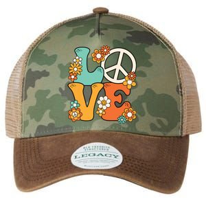 Peace Sign Love 60s 70s Costume Groovy Hippie Theme Party Legacy Tie Dye Trucker Hat