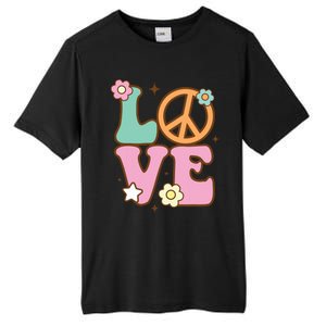 Peace Sign Love 60s 70s Costume Groovy Hippie Theme Party Tall Fusion ChromaSoft Performance T-Shirt