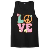 Peace Sign Love 60s 70s Costume Groovy Hippie Theme Party PosiCharge Competitor Tank