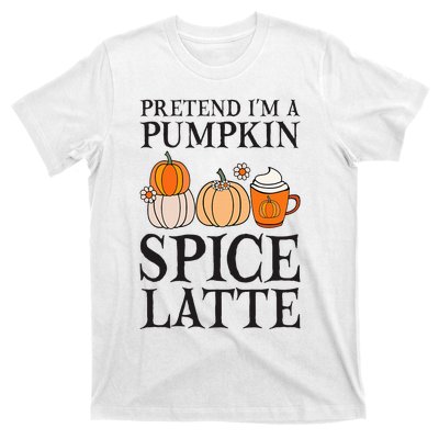 Pumpkin Spice Latte Lover Halloween Costume T-Shirt