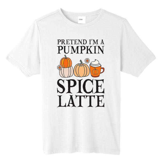 Pumpkin Spice Latte Lover Halloween Costume Tall Fusion ChromaSoft Performance T-Shirt