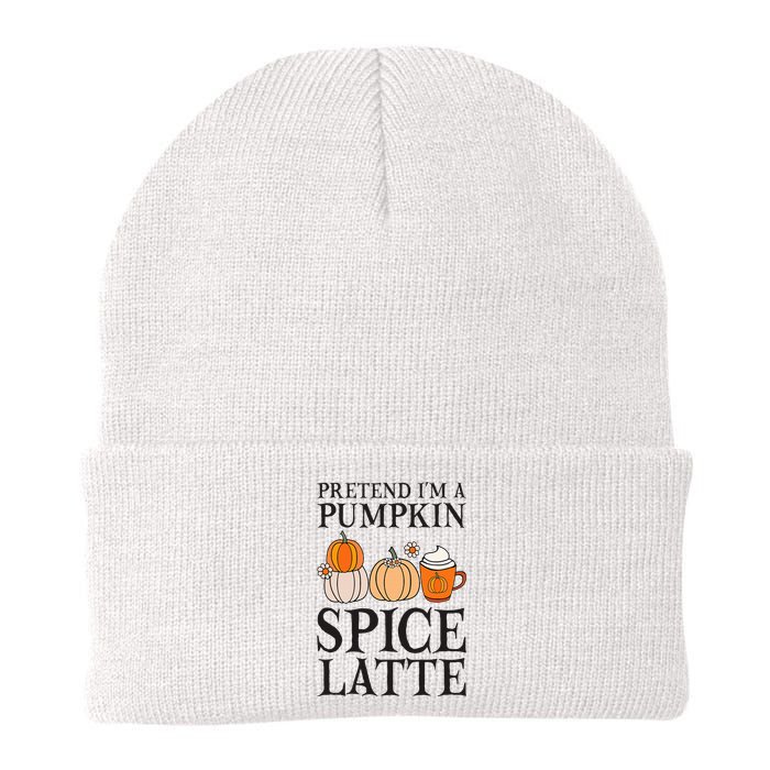 Pumpkin Spice Latte Lover Halloween Costume Knit Cap Winter Beanie