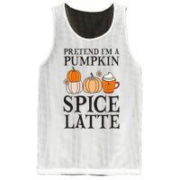 Pumpkin Spice Latte Lover Halloween Costume Mesh Reversible Basketball Jersey Tank