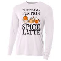 Pumpkin Spice Latte Lover Halloween Costume Cooling Performance Long Sleeve Crew