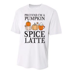 Pumpkin Spice Latte Lover Halloween Costume Performance Sprint T-Shirt