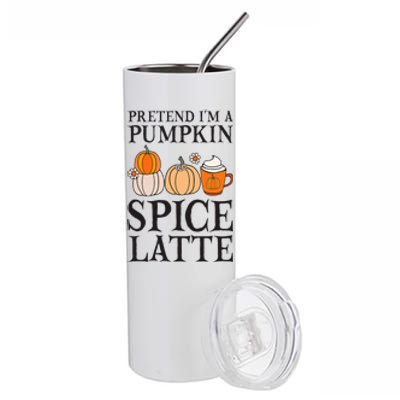 Pumpkin Spice Latte Lover Halloween Costume Stainless Steel Tumbler