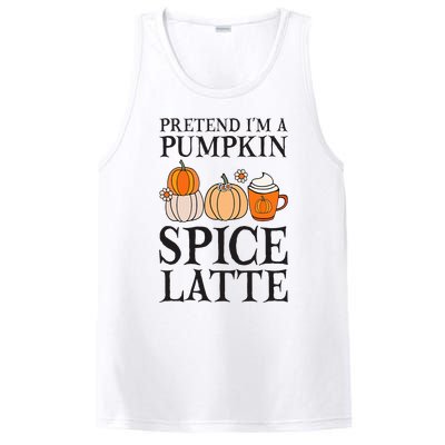 Pumpkin Spice Latte Lover Halloween Costume PosiCharge Competitor Tank