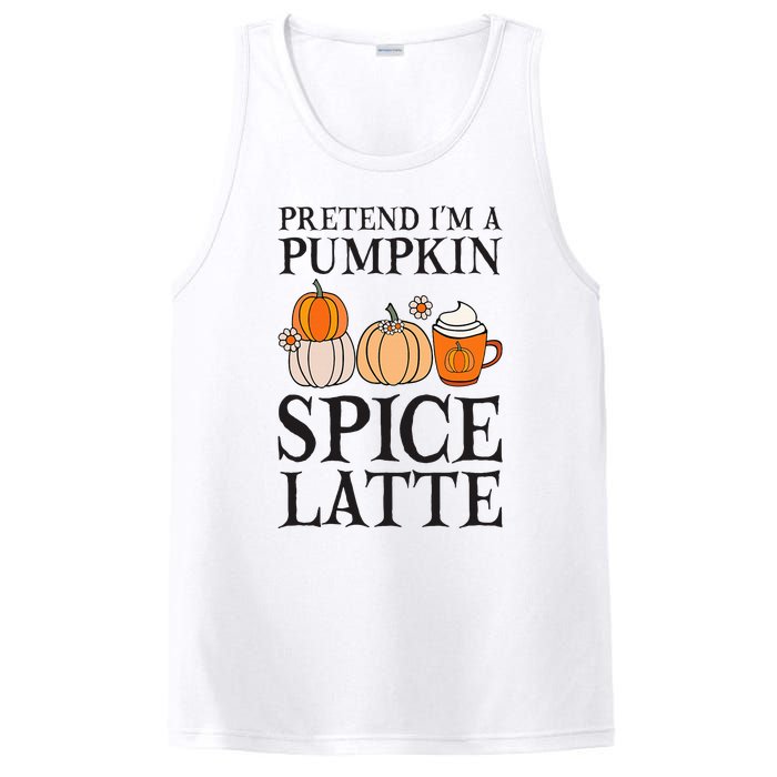 Pumpkin Spice Latte Lover Halloween Costume PosiCharge Competitor Tank