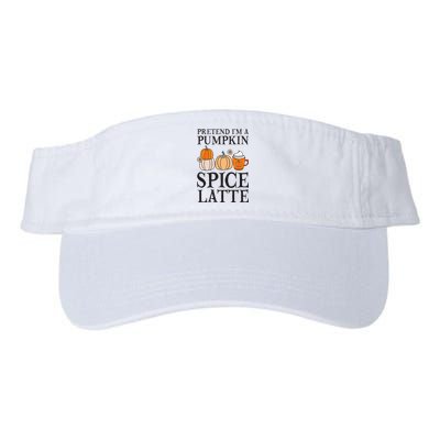 Pumpkin Spice Latte Lover Halloween Costume Valucap Bio-Washed Visor