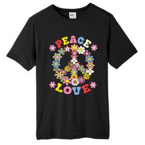 Peace Sign Love 60s 70s Hippie Costume Flowers Tall Fusion ChromaSoft Performance T-Shirt