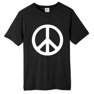 Peace Symbol Logo Gift Tall Fusion ChromaSoft Performance T-Shirt