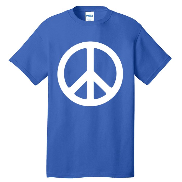 Peace Symbol Logo Gift Tall T-Shirt