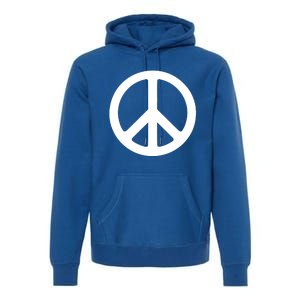 Peace Symbol Logo Gift Premium Hoodie