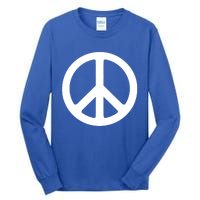 Peace Symbol Logo Gift Tall Long Sleeve T-Shirt