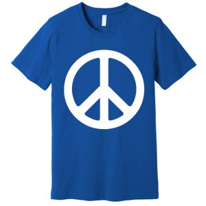 Peace Symbol Logo Gift Premium T-Shirt