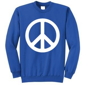 Peace Symbol Logo Gift Tall Sweatshirt