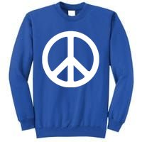 Peace Symbol Logo Gift Tall Sweatshirt