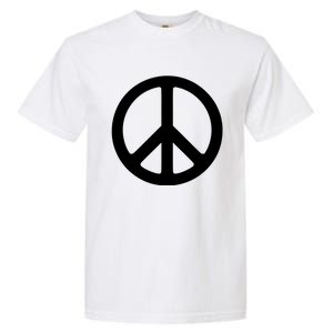 Peace Symbol Logo Gift Garment-Dyed Heavyweight T-Shirt