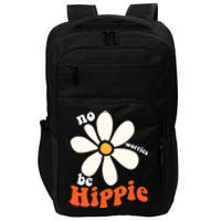 PEACE SIGN LOVE 60s 70s Tie Dye Hippie Funny Halloween Impact Tech Backpack