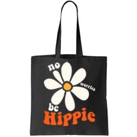 PEACE SIGN LOVE 60s 70s Tie Dye Hippie Funny Halloween Tote Bag