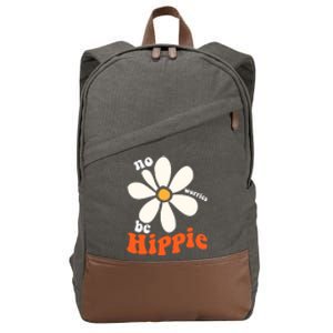 PEACE SIGN LOVE 60s 70s Tie Dye Hippie Funny Halloween Cotton Canvas Backpack