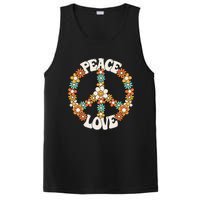 Peace Sign Love 60s 70s Costume Groovy Hippie Theme Party PosiCharge Competitor Tank