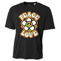 PEACE SIGN LOVE 60s 70s Tie Dye Hippie Costume Cooling Performance Crew T-Shirt