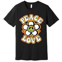 PEACE SIGN LOVE 60s 70s Tie Dye Hippie Costume Premium T-Shirt