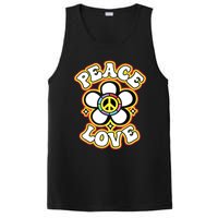 PEACE SIGN LOVE 60s 70s Tie Dye Hippie Costume PosiCharge Competitor Tank